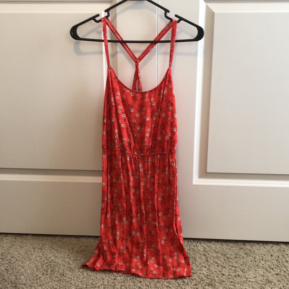 Strappy short Floral Dress